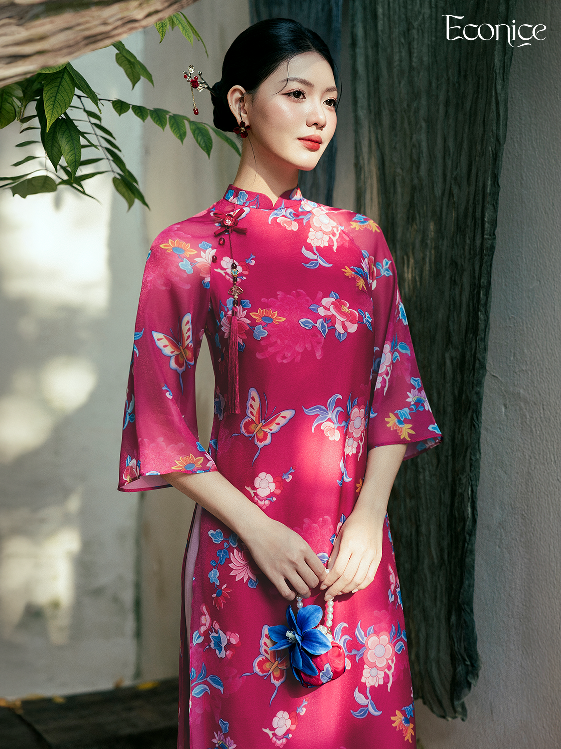 Set áo dài cách tân nữ Econice Lưu Ly Set áo dài cách tân nữ Econice Lưu Ly - Ảnh 4